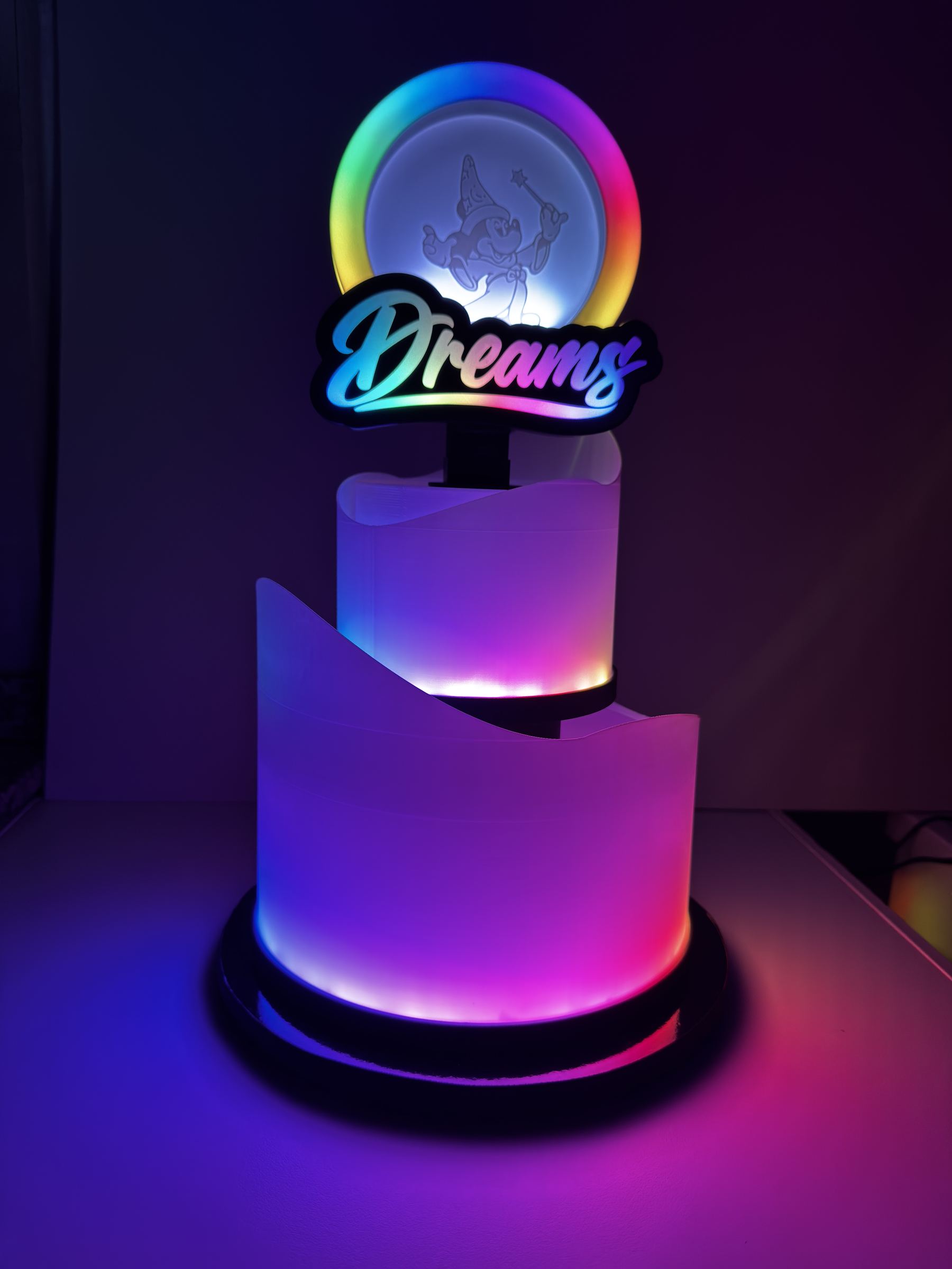 Tarta iluminada DREAMS