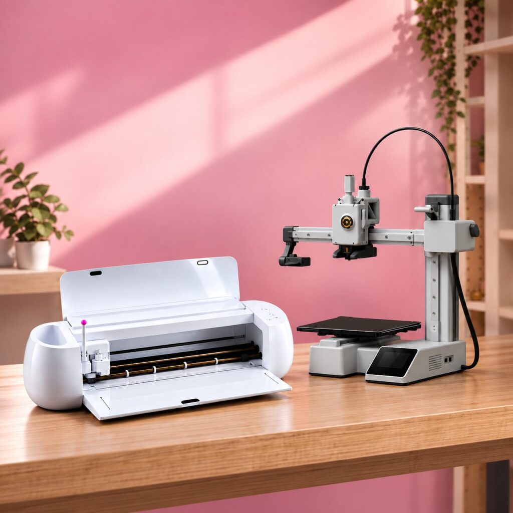 Máquina de corte e impresora 3D para repostería creativa